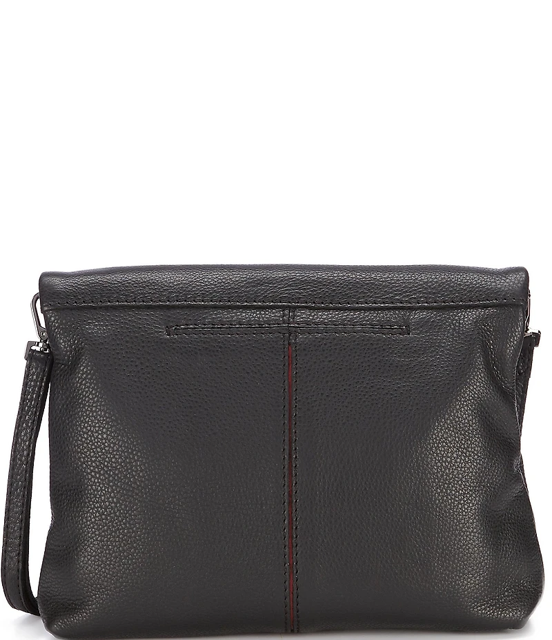 Hammitt VIP Gunmetal Studs Fold-Over Medium Crossbody Bag