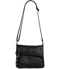 Hammitt VIP Medium Fold-Over Gunmetal Studded Crossbody Bag