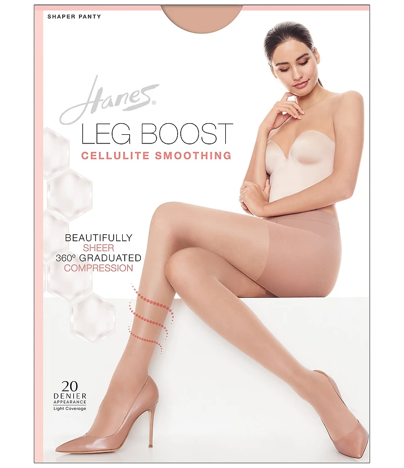 Hanes Leg Boost Cellulite Smoothing Hosiery