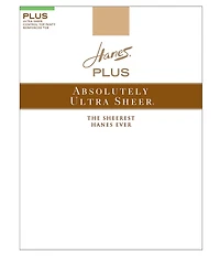Hanes Plus Size Control Top Sheer Pantyhose