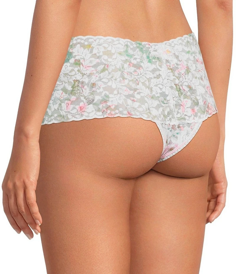 Hanky Panky Bring Me Flowers Retro Lace Thong Panty