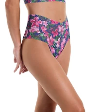 Hanky Panky Bring Me Flowers Retro Lace Thong Panty