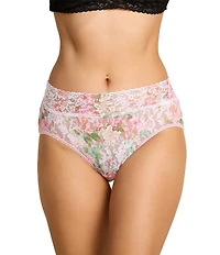Hanky Panky Floral Printed Signature Lace® Mid-Rise French Brief