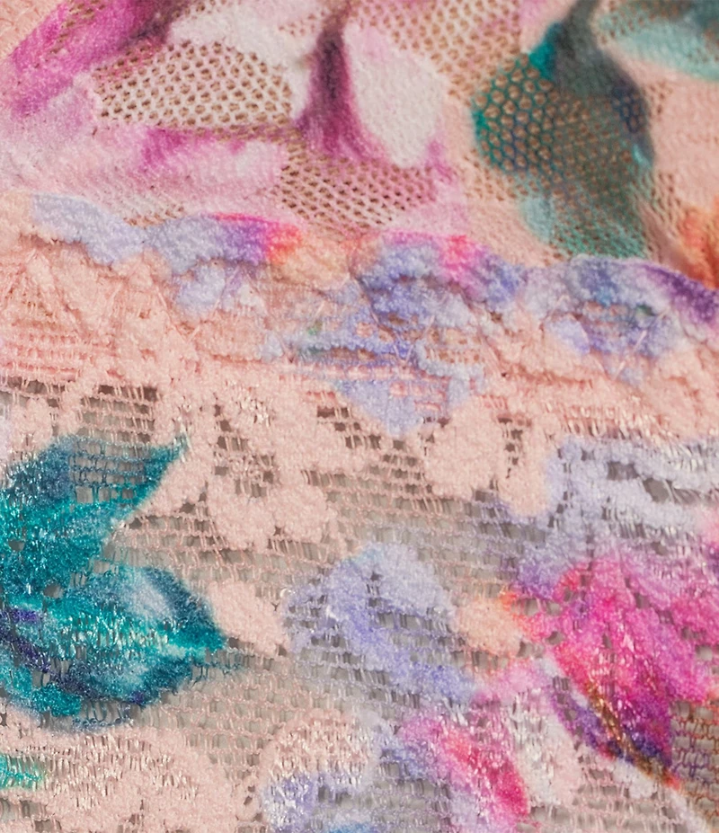 Hanky Panky Heart Printed Signature Lace Padded Bralette