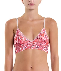 Hanky Panky Heart Printed Signature Lace Padded Bralette
