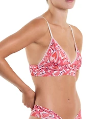 Hanky Panky Heart Printed Signature Lace Padded Bralette