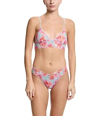 Hanky Panky Heart Printed Signature Lace Padded Bralette