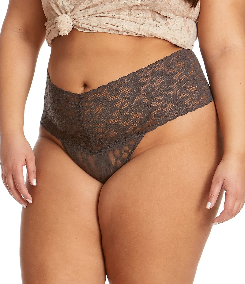 Hanky Panky Plus Size Retro Lace Thong