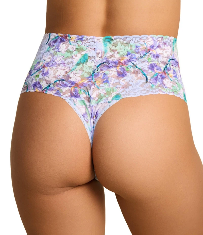 Hanky Panky Retro Lace Floral Thong Panty
