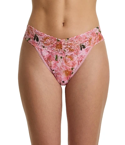 Hanky Panky Signature Lace® Original Rise Dancing Petals Floral Printed Thong