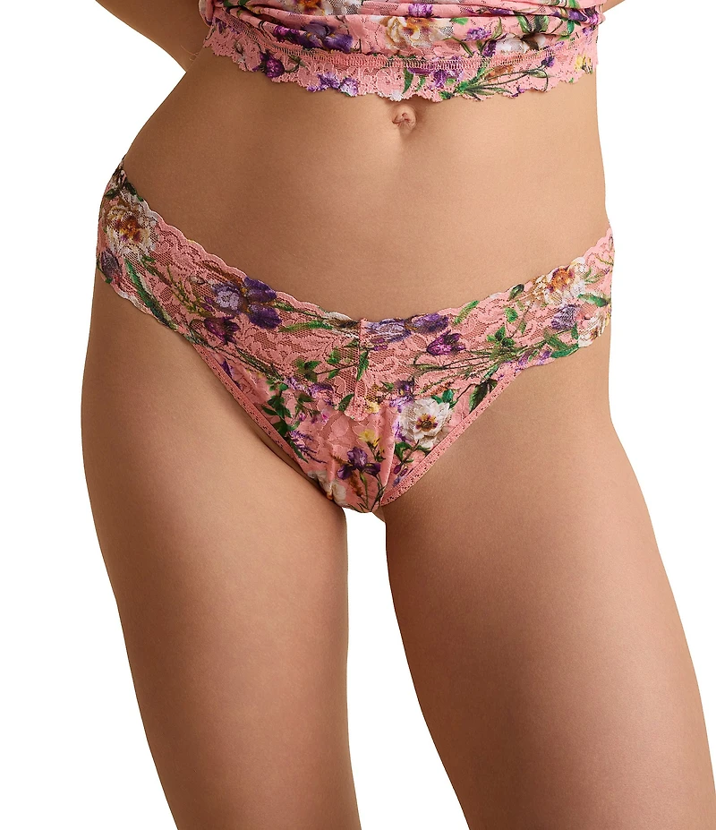 Hanky Panky Signature Lace® Original Rise Floral Printed Thong