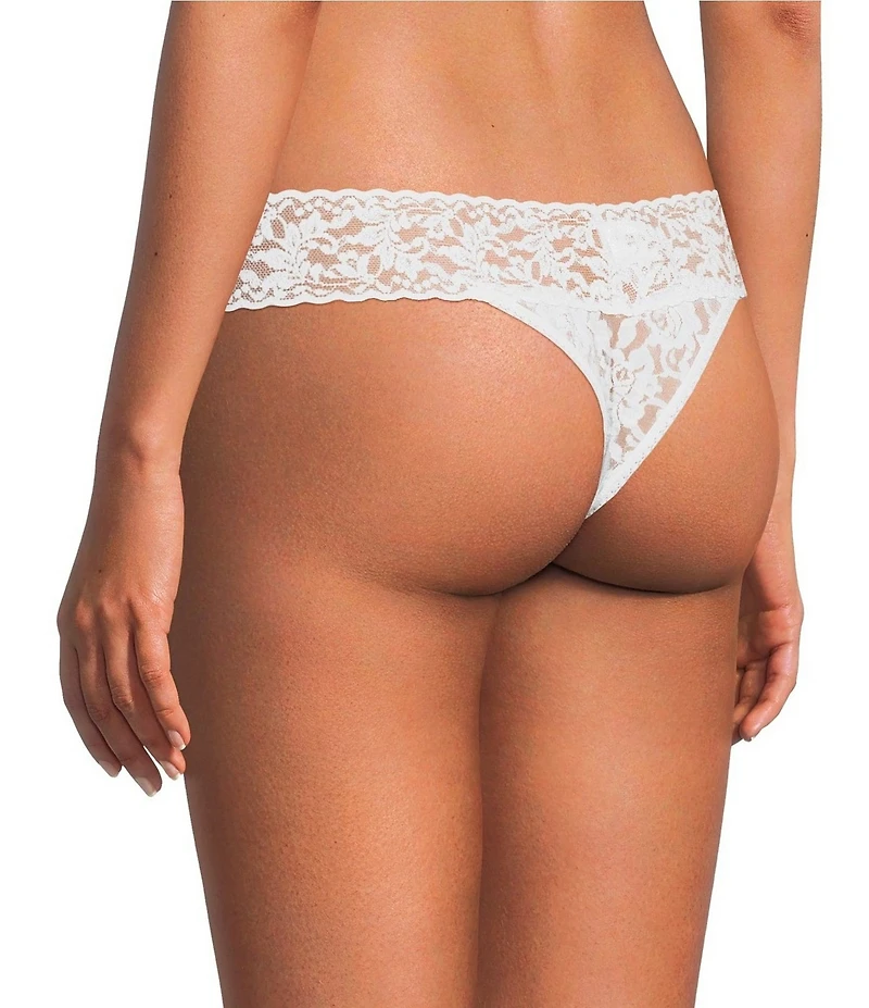 Hanky Panky Solid Signature Lace® Original Rise Thong 5-Pack