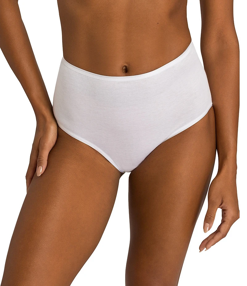 Hanro Cotton Seamless High Waist Full Briefs