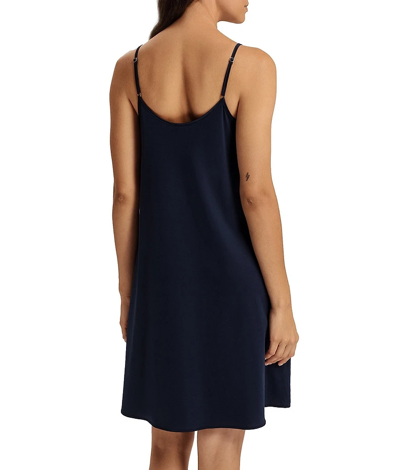 Hanro Cotton Silk Spaghetti Strap Chemise