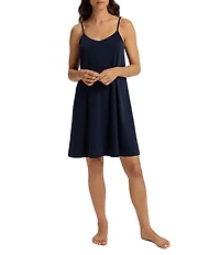 Hanro Cotton Silk Spaghetti Strap Chemise