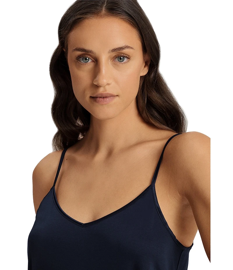 Hanro Cotton Silk Spaghetti Strap Chemise