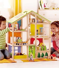 Hape All Season Furnished Dollhouse