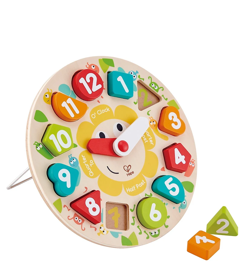 Hape Chunky Clock Puzzle Toy