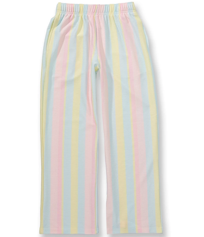 Happy Camp3r Big Girls Sherbet Stripes Cloud Pants