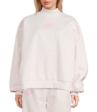 Happy Camp3r Sugar Plum Mock Neck Sweatshirt