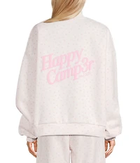 Happy Camp3r Sugar Plum Mock Neck Sweatshirt