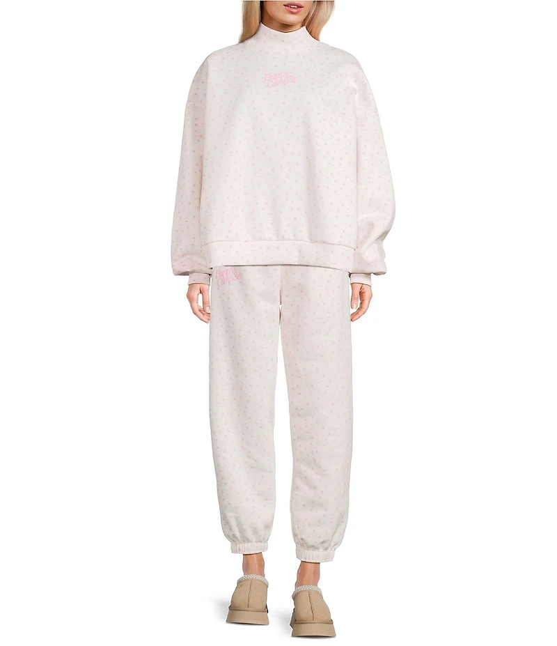 Happy Camp3r Sugar Plum Mock Neck Sweatshirt