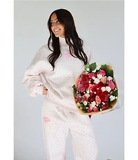 Happy Camp3r Sugar Plum Mock Neck Sweatshirt