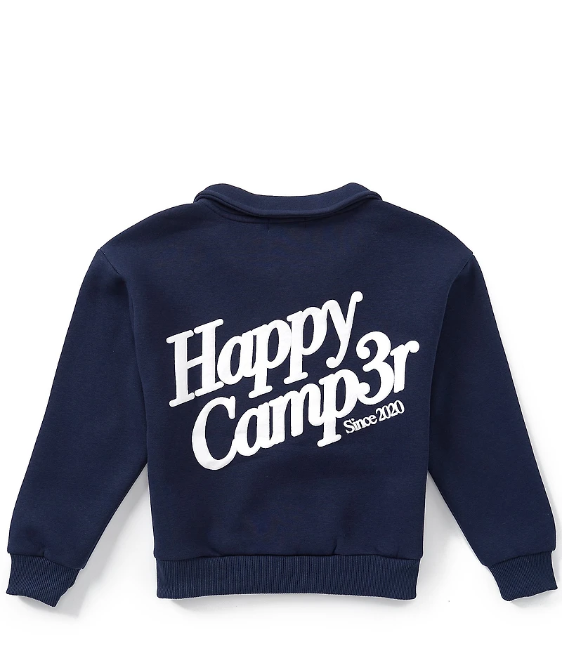 Happy Camp3r Varsity Big Girls Quarter Zip Pullover