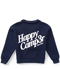 Happy Camp3r Varsity Big Girls Quarter Zip Pullover