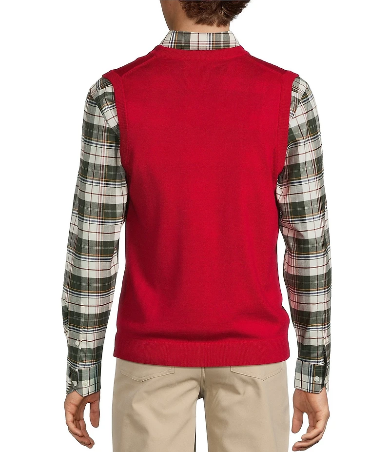 Hart Schaffner Marx Big & Tall Merino Wool Vest