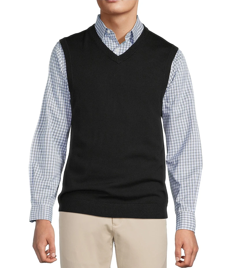 Hart Schaffner Marx Big & Tall Merino Wool Vest