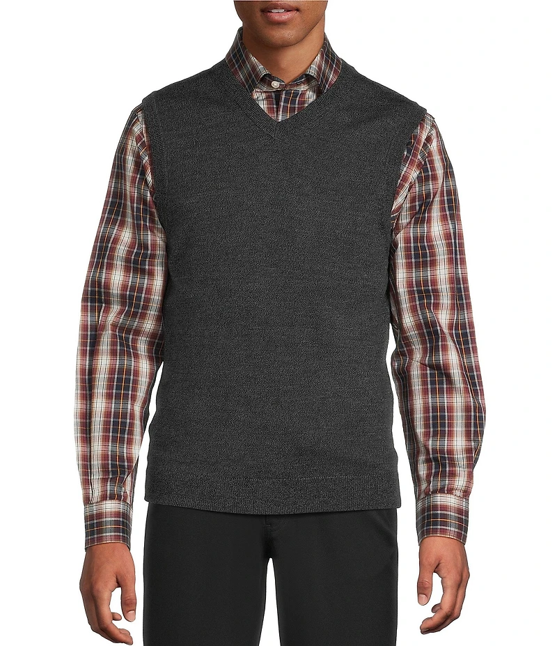 Hart Schaffner Marx Big & Tall Merino Wool Vest