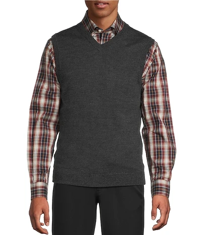 Hart Schaffner Marx Big & Tall Merino Wool Vest