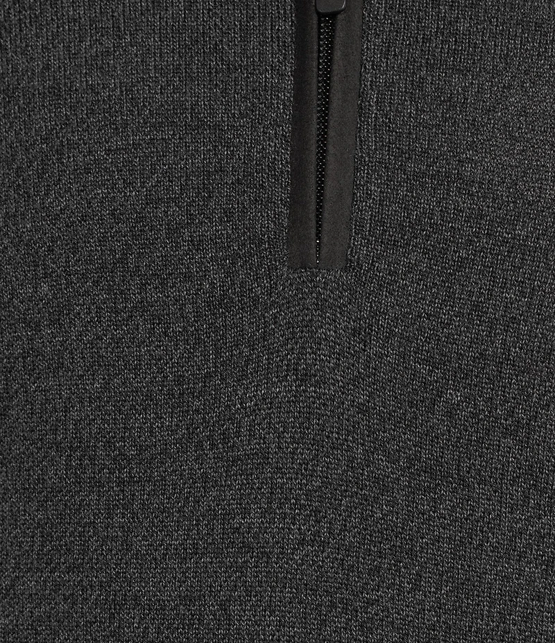 Hart Schaffner Marx Big & Tall Quarter Zip Merino Wool Sweater