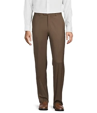 Hart Schaffner Marx Chicago Classic Fit Pre-Tailored Flat Front Super Stretch Dress Pants