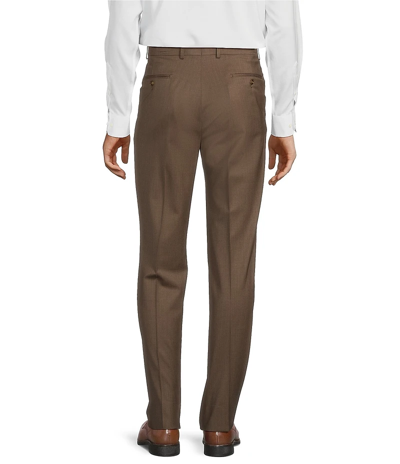 Hart Schaffner Marx Chicago Classic Fit Pre-Tailored Flat Front Super Stretch Dress Pants