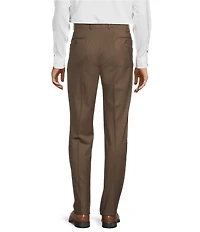 Hart Schaffner Marx Chicago Classic Fit Pre-Tailored Flat Front Super Stretch Dress Pants