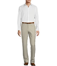 Hart Schaffner Marx Chicago Classic Fit Flat Front Fancy Dress Pants