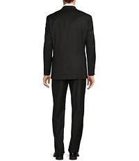Hart Schaffner Marx Chicago Classic Fit Flat Front Fancy Pattern Wool 2-Piece Suit