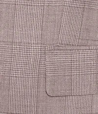 Hart Schaffner Marx Chicago Classic Fit Flat Front Plaid 2-Piece Suit