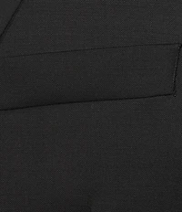 Hart Schaffner Marx Chicago Classic Fit Flat Front Solid 2-Piece Suit