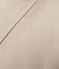 Hart Schaffner Marx Chicago Classic Fit Flat Front Solid Wool 2-Piece Suit