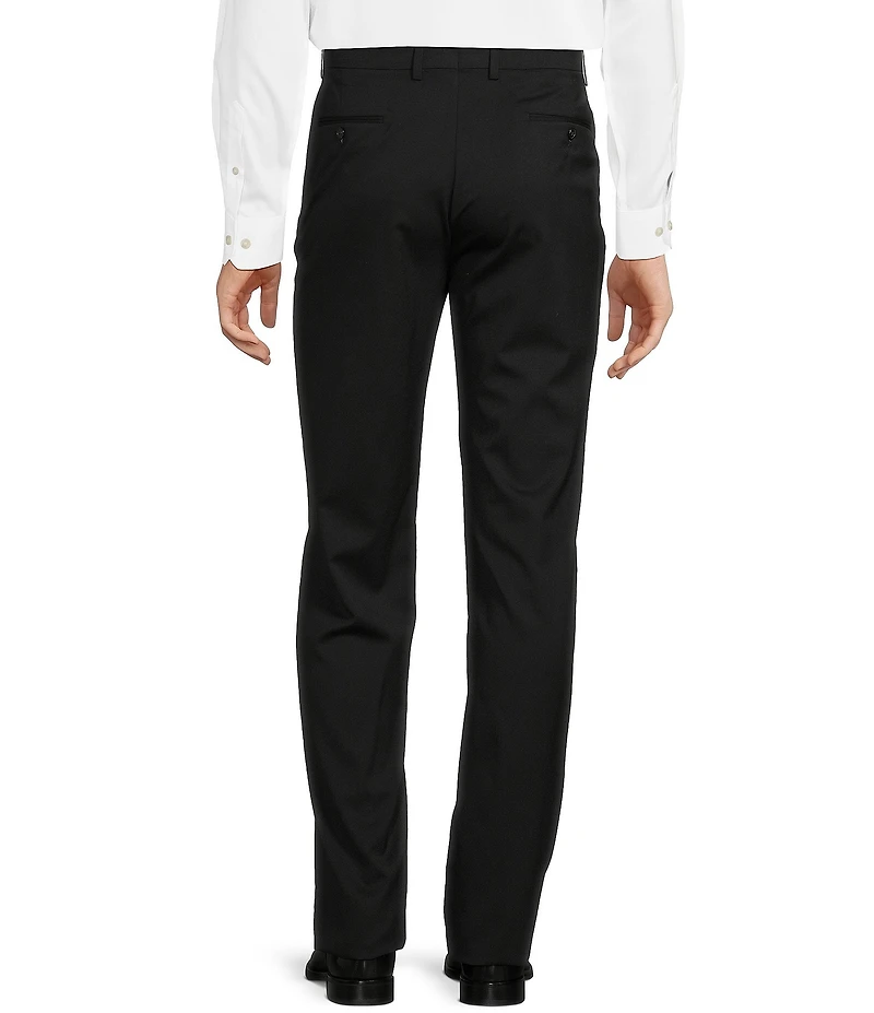Hart Schaffner Marx Classic Fit Flat Front Solid Dress Pants
