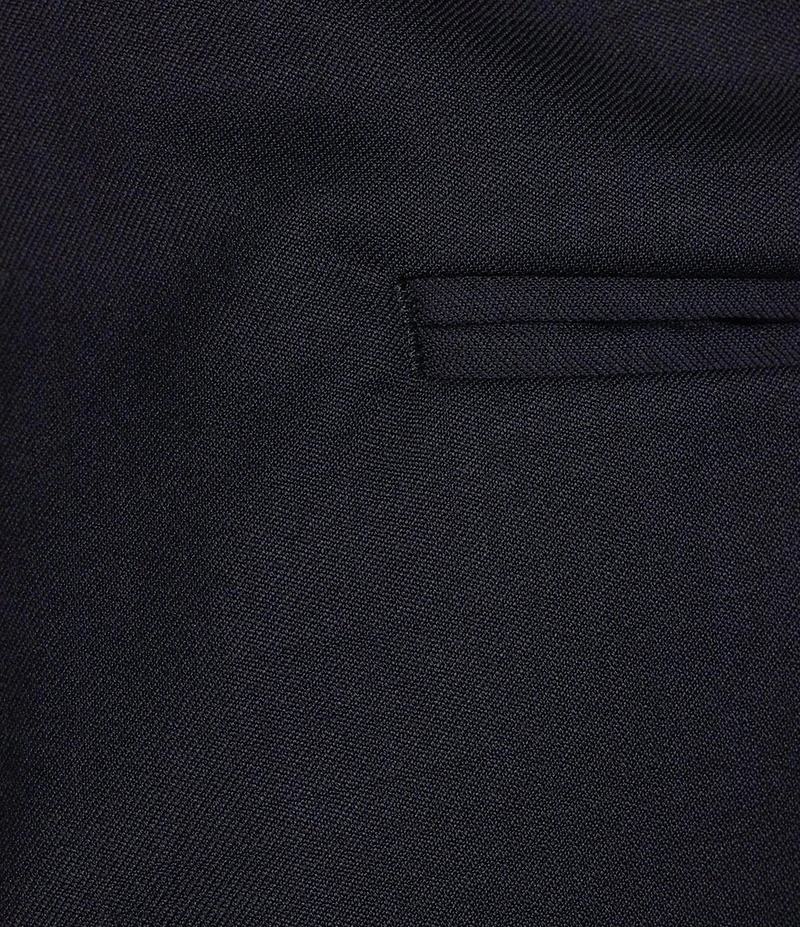 Hart Schaffner Marx Chicago Classic Fit Flat Front Solid Pattern Dress Pants