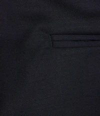 Hart Schaffner Marx Chicago Classic Fit Flat Front Solid Pattern Dress Pants