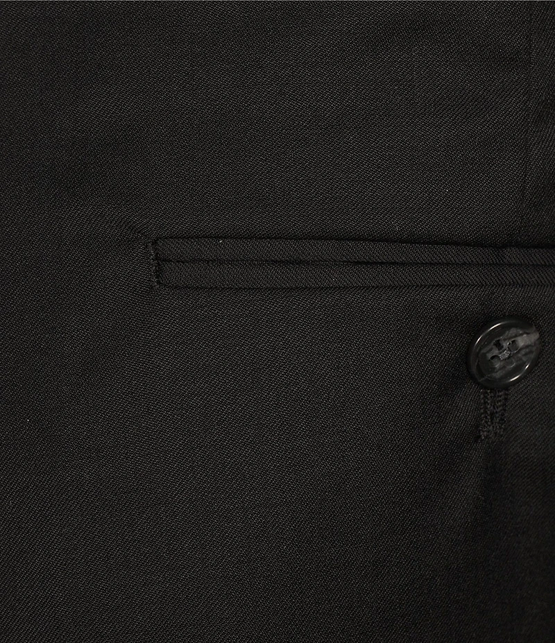 Hart Schaffner Marx Chicago Classic Fit Flat Front Solid Pattern Dress Pants