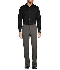 Hart Schaffner Marx Chicago Classic Fit Pre-Tailored Flat Front Super Stretch Dress Pants