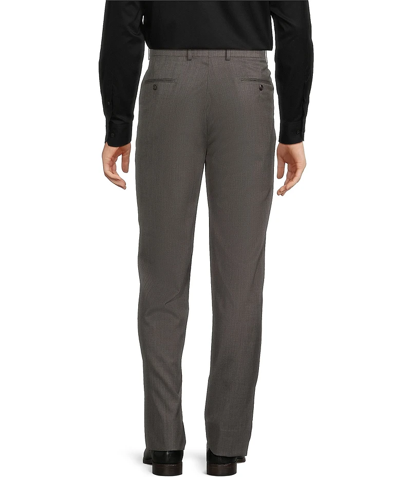 Hart Schaffner Marx Chicago Classic Fit Pre-Tailored Flat Front Super Stretch Dress Pants