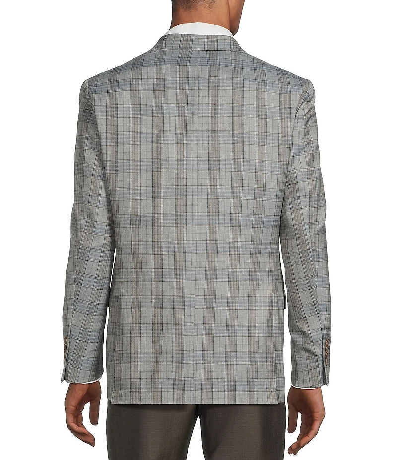 Hart Schaffner Marx Chicago Classic Fit Plaid Pattern Sport Coat