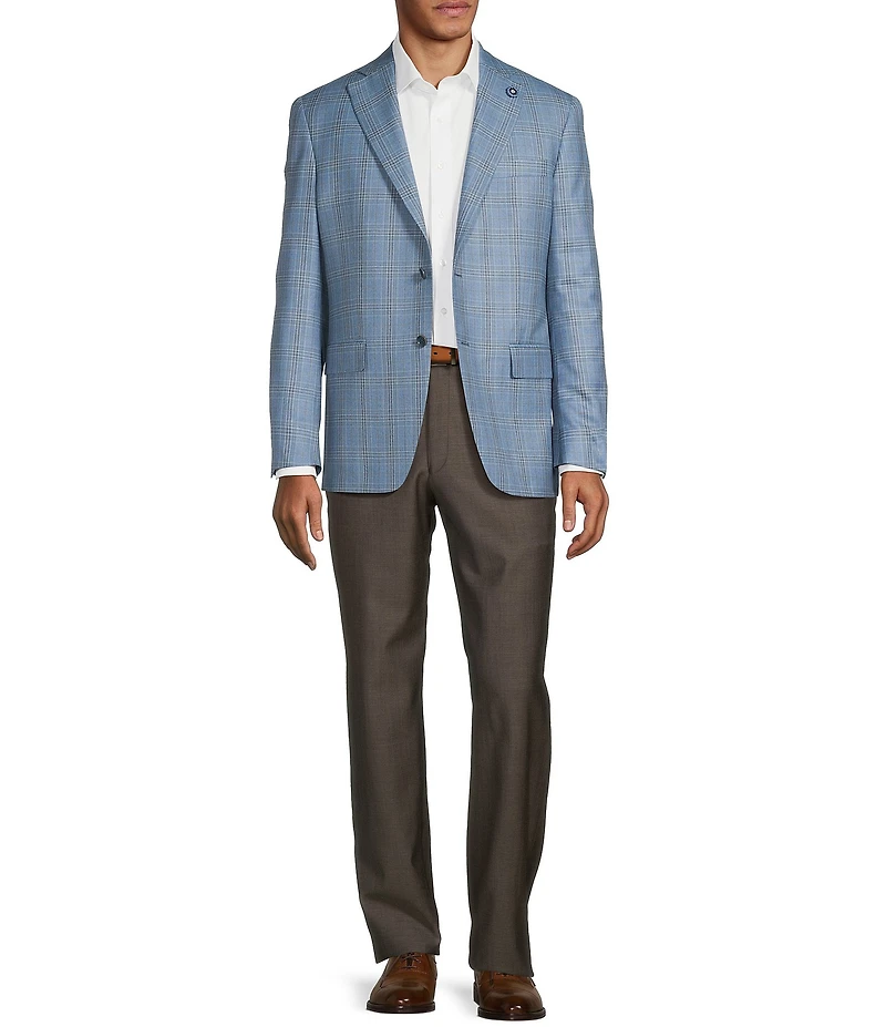 Hart Schaffner Marx Chicago Classic Fit Plaid Pattern Sport Coat